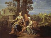 Poussin, The Sacred Family in a landscape